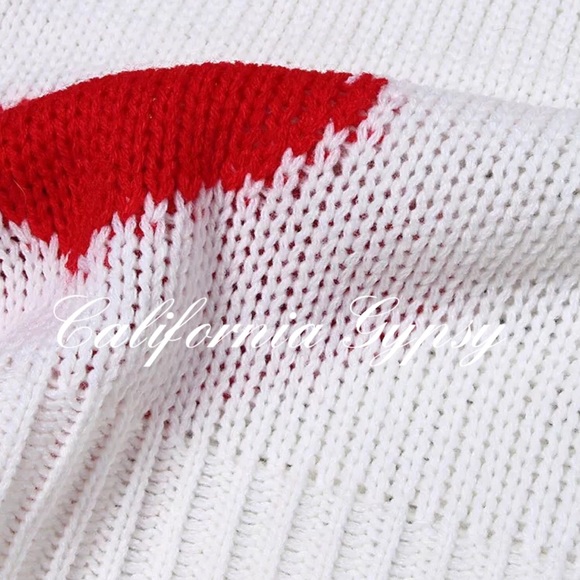 Distressed Heart Frayed Knit Sweater - Picture 2 of 11